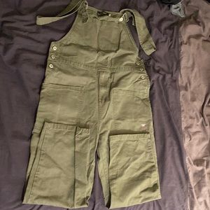 Olive green Crhsup overalls